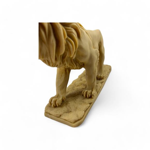 Vintage Lion Figurine Sculpture Statue Resin Single Bookend Decor - Picture 15 of 16